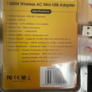 EDUP AC1300M Dual band wireless mini USB Adapter