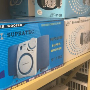 3 Pieces Powered Speakers w/ mini woofer- New